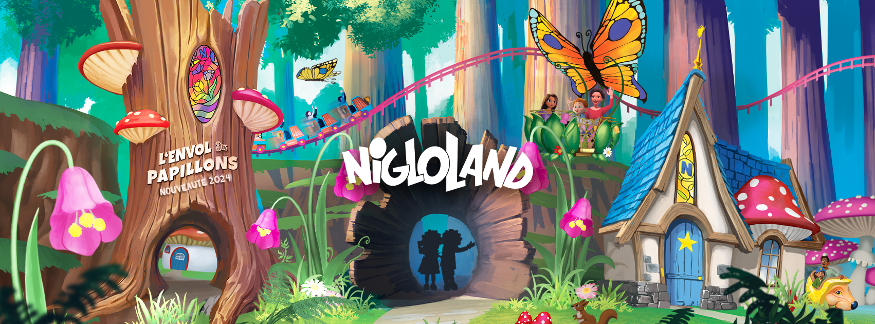 L’Envol des Papillons à Nigloland en 2024