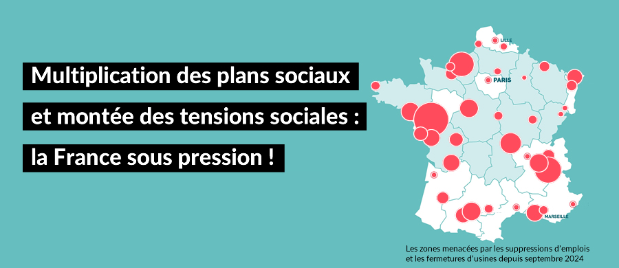 Multiplication des plans sociaux et montée des tensions sociales en France en fin d'année 2024