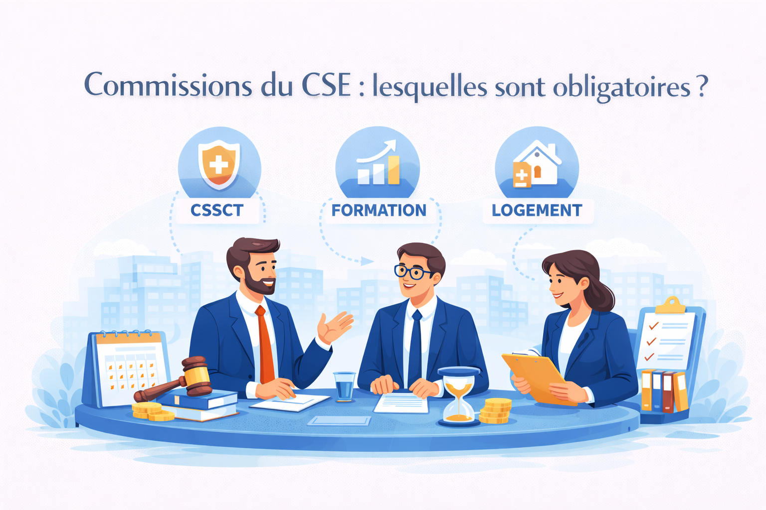 Commissions du CSE : lesquelles sont obligatoires ?