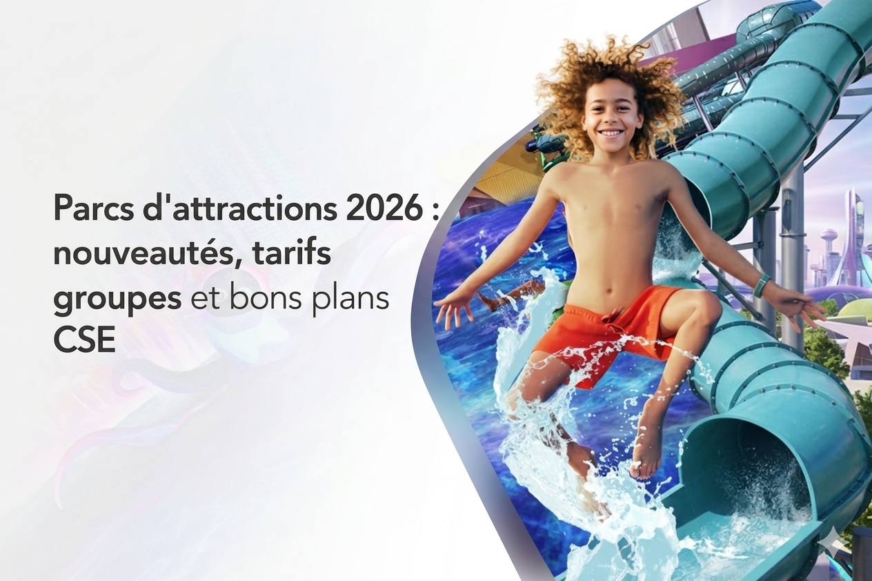 Parcs d'attractions 2026 : nouveautés, tarifs groupes et bons plans CSE